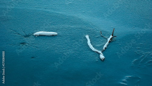 ice on the river