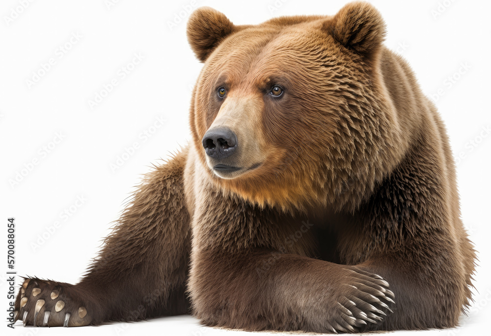 Obraz premium bear on studio background created with Generative AI technology