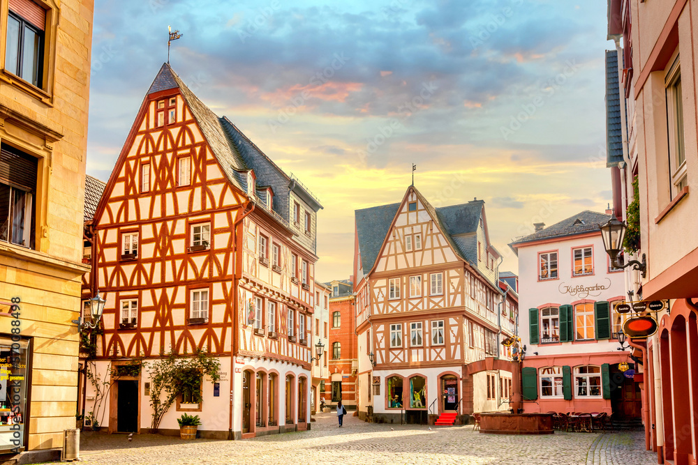 Fototapeta premium Altes Mainz, Mainz, Deutschland 