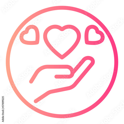 heart gradient icon