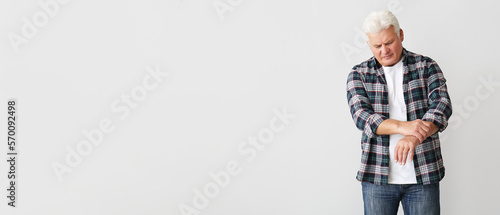 Senior man suffering from P...