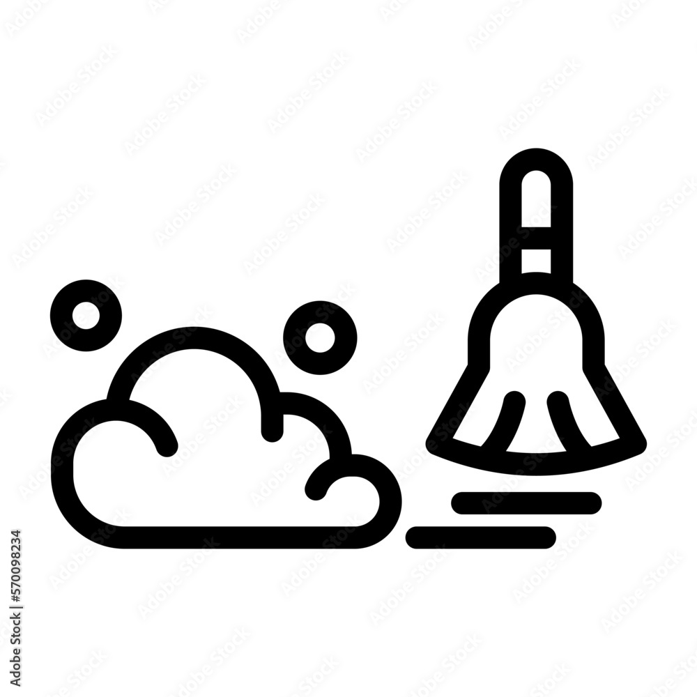 dust line icon illustration vector graphic dust line icon illustration vector graphic