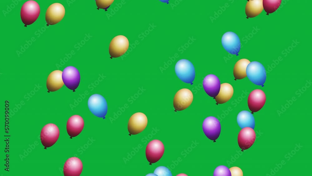 Colorful Balloon flying animation in green screen, Loop animation with beautiful balloon in 4K Ultra HD Colorful Balloon flying animation in green screen, Loop animation with beautiful balloon in 4K Ultra HD