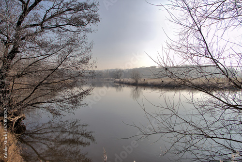 Kalter Morgen am Fluß