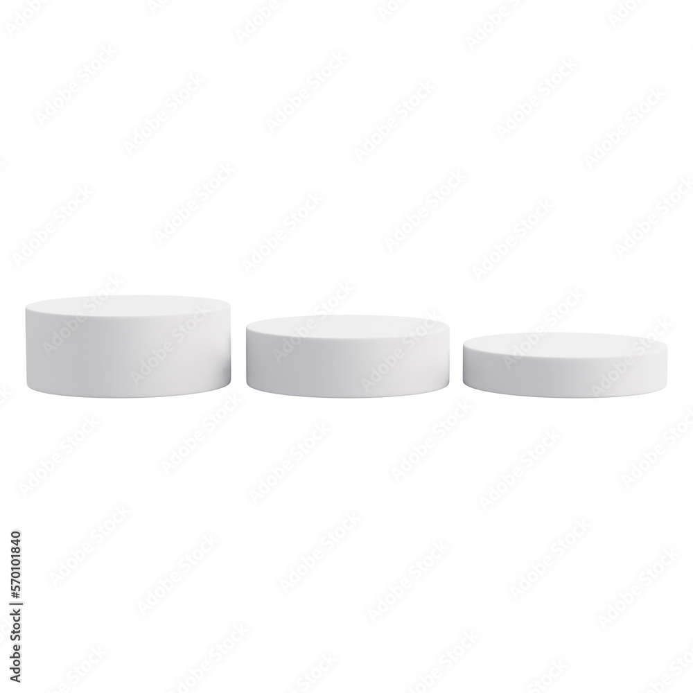 white podium 3d rendering white podium 3d rendering