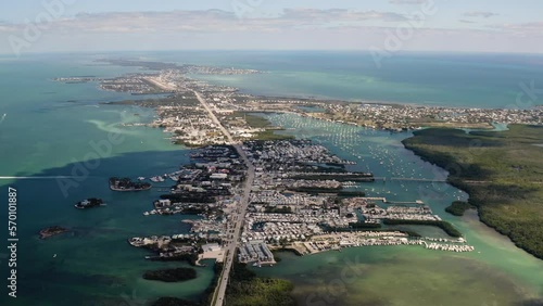 Wallpaper Mural Aerial view on Key West island on a sunny day  Torontodigital.ca
