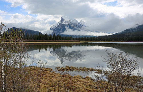 Mount Rundle reflection - Vermilion Lake - Canada