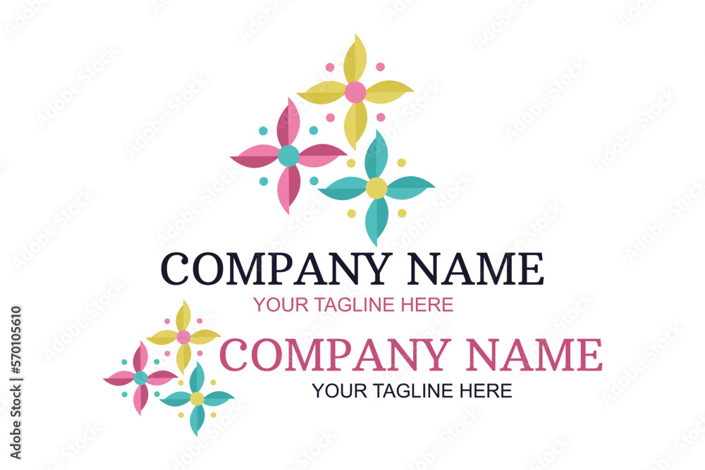 abstract Company Logo Vector Illustration. Suitable for business company, modern company, etc.