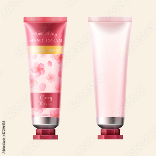 Hand cream mock up set