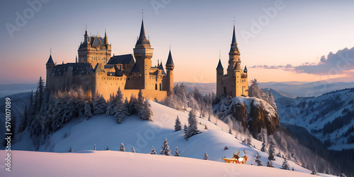 Majestic Medieval Castles Panoramics