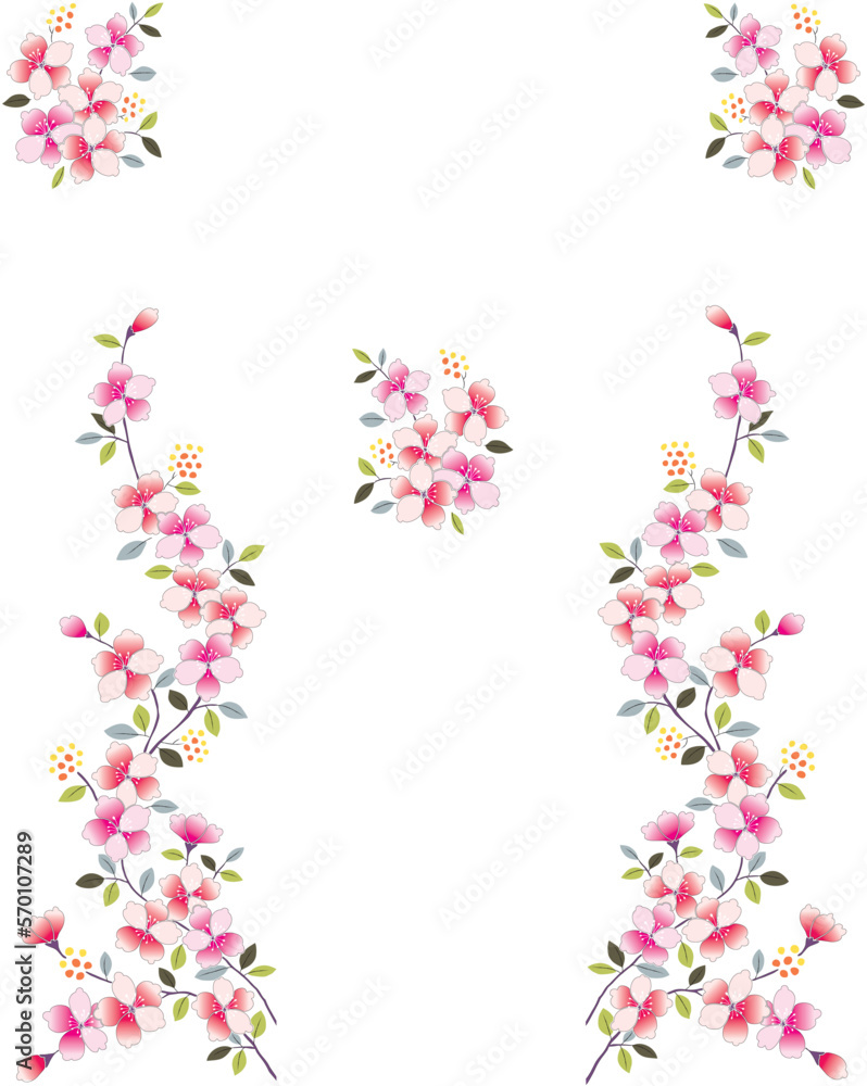 plum blossom illustration