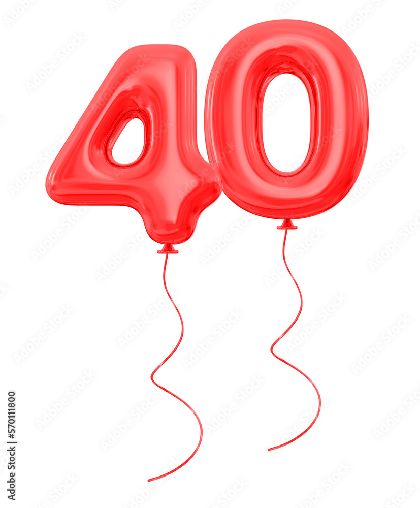 40 Red Balloon Number