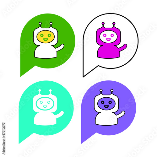 Dialog, chat speech bubble. Internet network concept. Vector illustration.