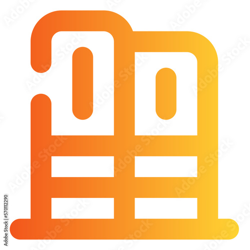 Library gradient icon