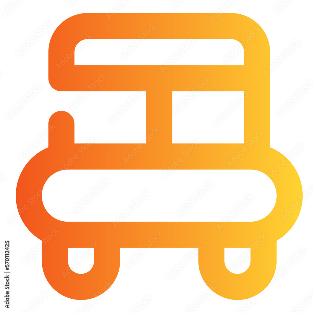 Bus gradient icon Bus gradient icon