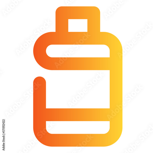 Bottle gradient icon