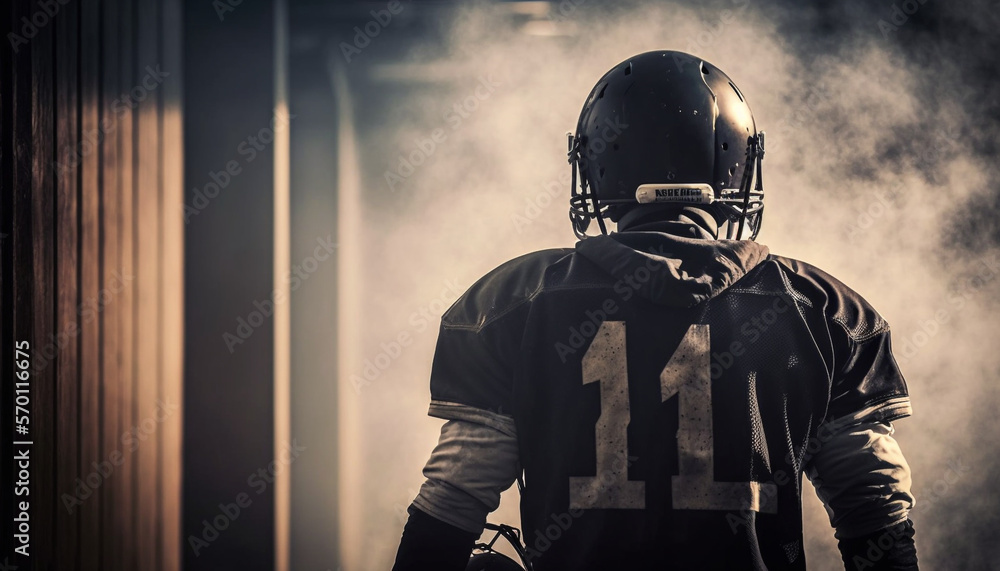 Ready to Tackle the Field: American Football Player Portrait in Action Generative AI