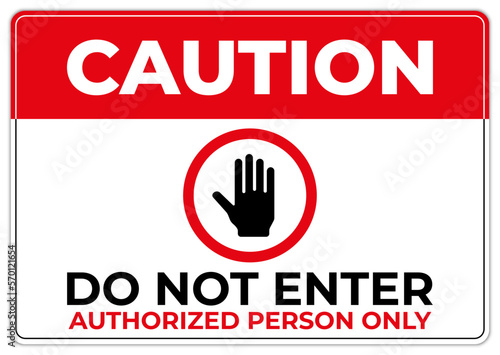 Do not enter sign board printable vector