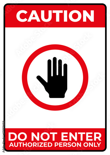 Do not enter sign board printable vector