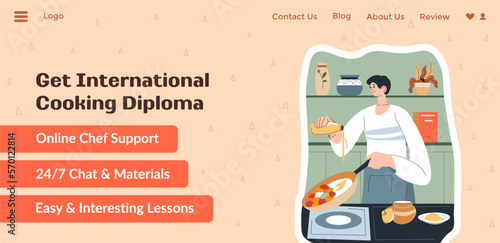 Get international cooking diploma online support
