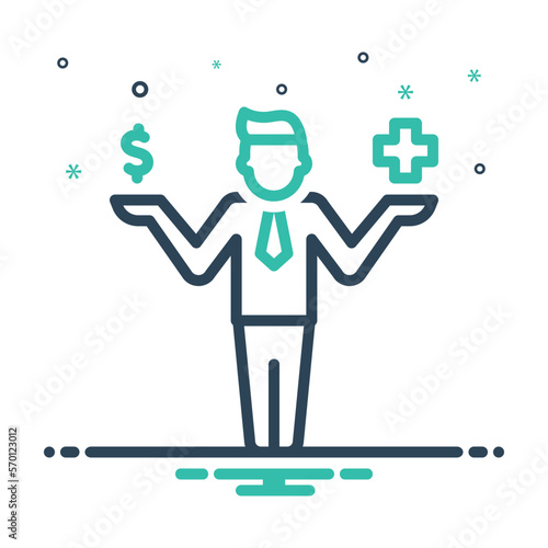 Mix icon for benefits