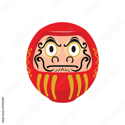 Daruma doll from Japan, this doll is a bringer of good luck and a symbol of unfulfilled hopes.