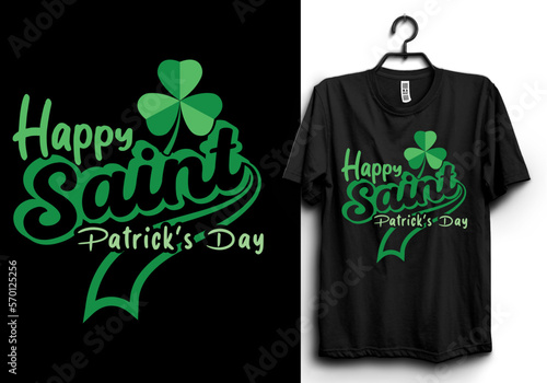 Happy St. Partrick's Day T Shirt Design photo