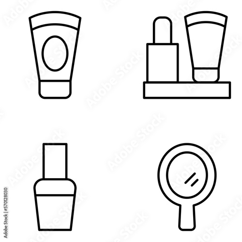 Beauty Vector Line Icons