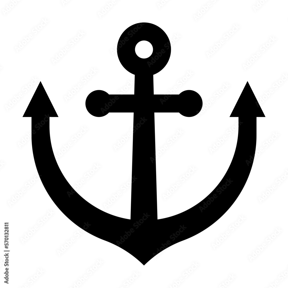 anchor glyph icon anchor glyph icon