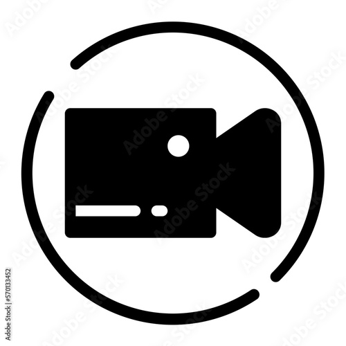 facetime glyph icon