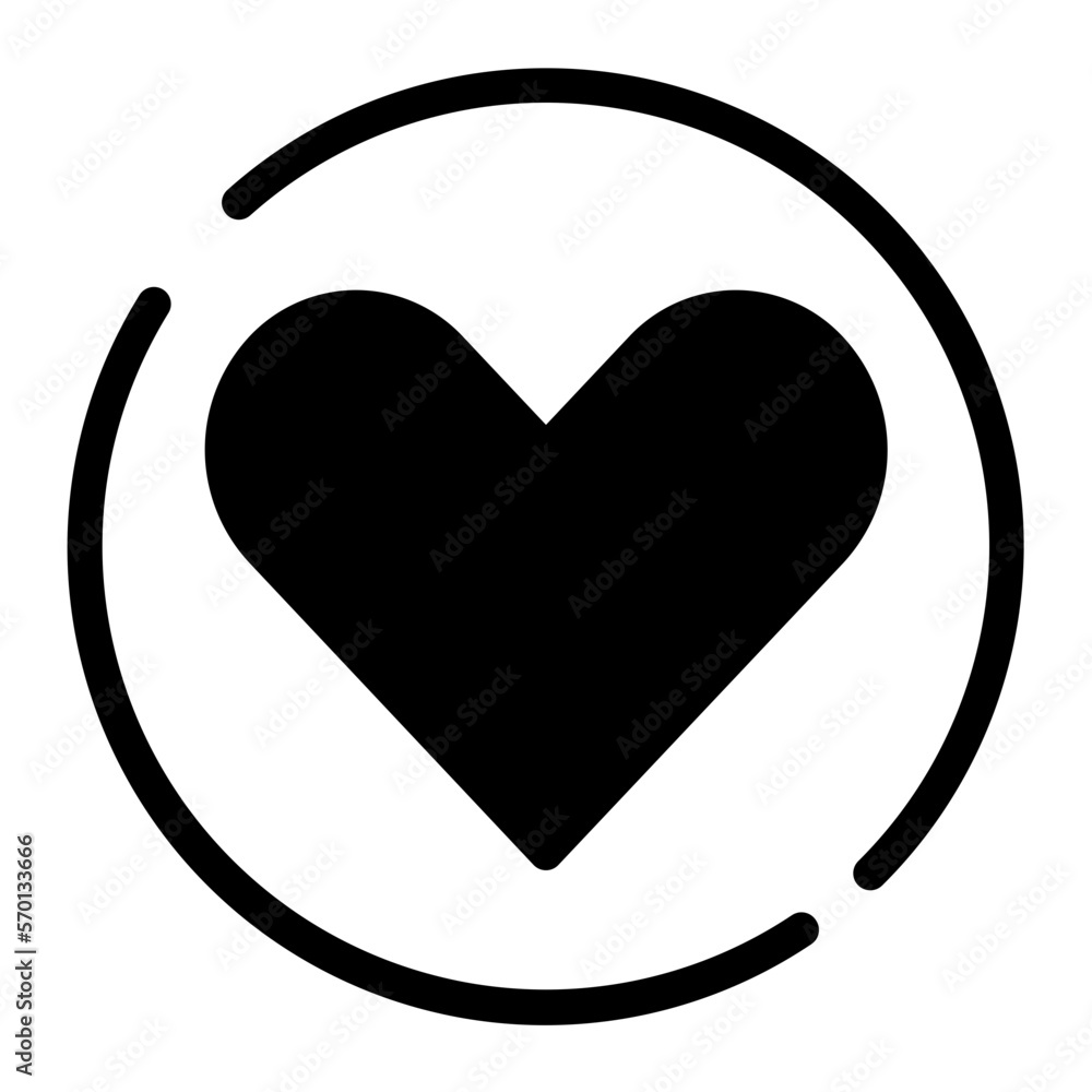 heart glyph icon heart glyph icon