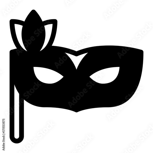 Mask glyph icon