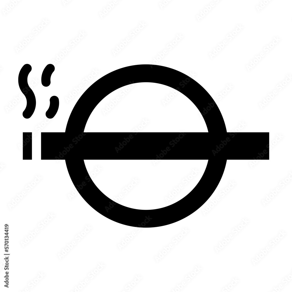 smoking Area glyph icon smoking Area glyph icon