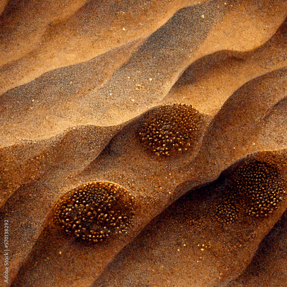 Obraz premium A desert is only a desert - Pattern Generative ai