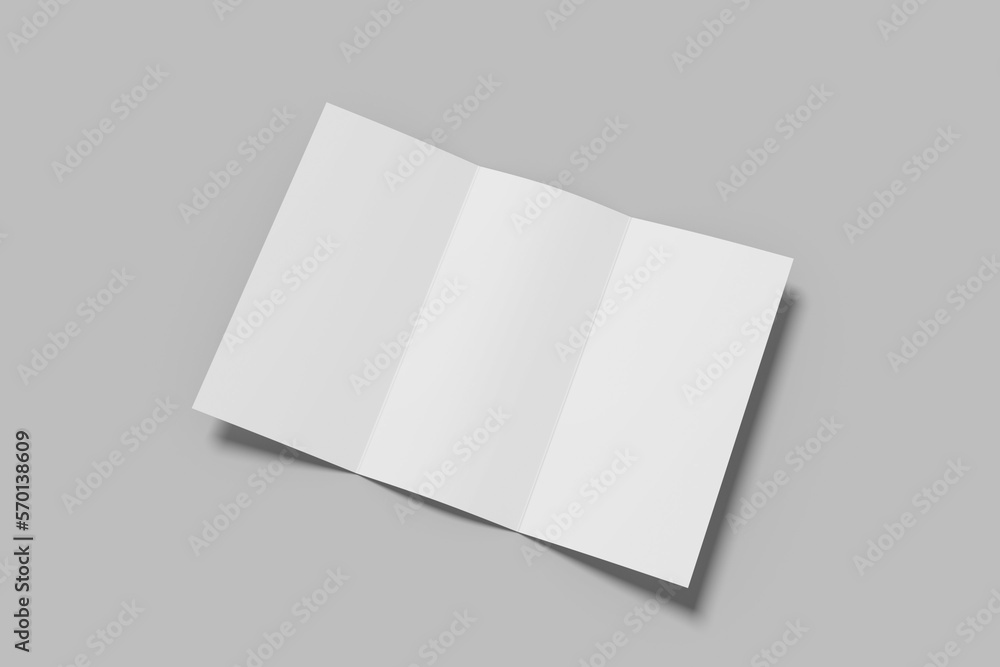 A4 Trifold Brochure Blank Mockup A4 Trifold Brochure Blank Mockup