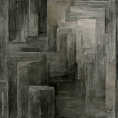 Grey Abstract Papper Pattern Generative Ai