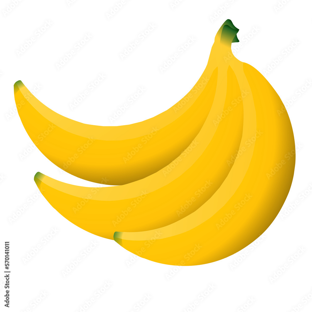 banana isolated on white banana isolated on white
