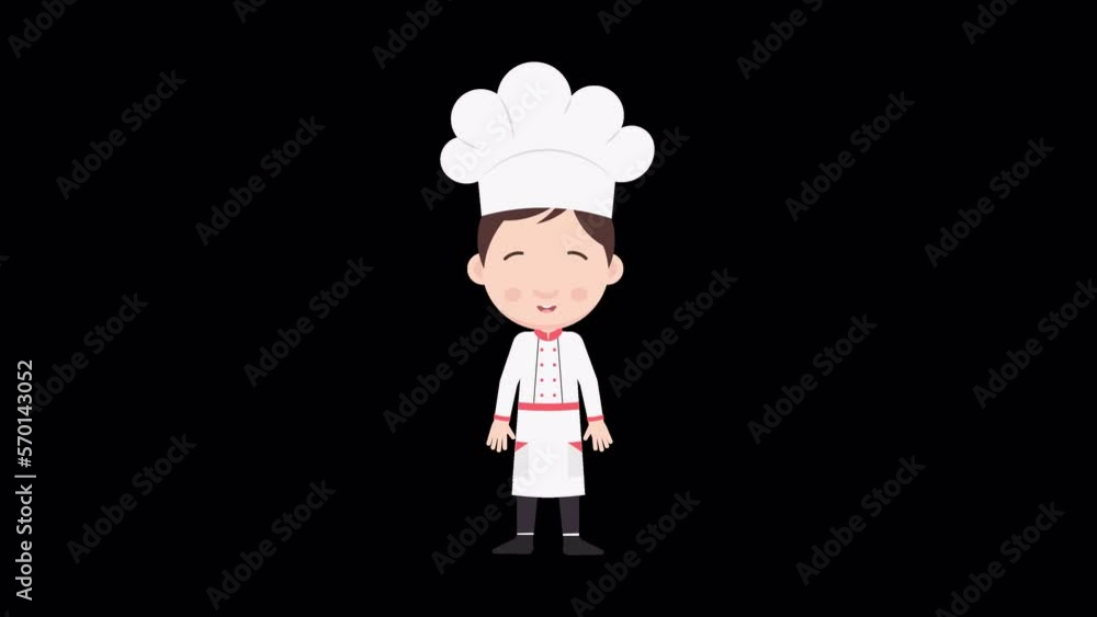 Animated Cartoon Chef Character Animated Cartoon Chef Character