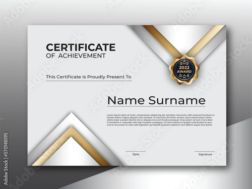 Professional Certificate of appreciation design template