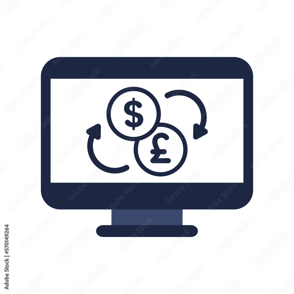 blue and white isolate trade online business financail flat icon elements vector blue and white isolate trade online business financail flat icon elements vector