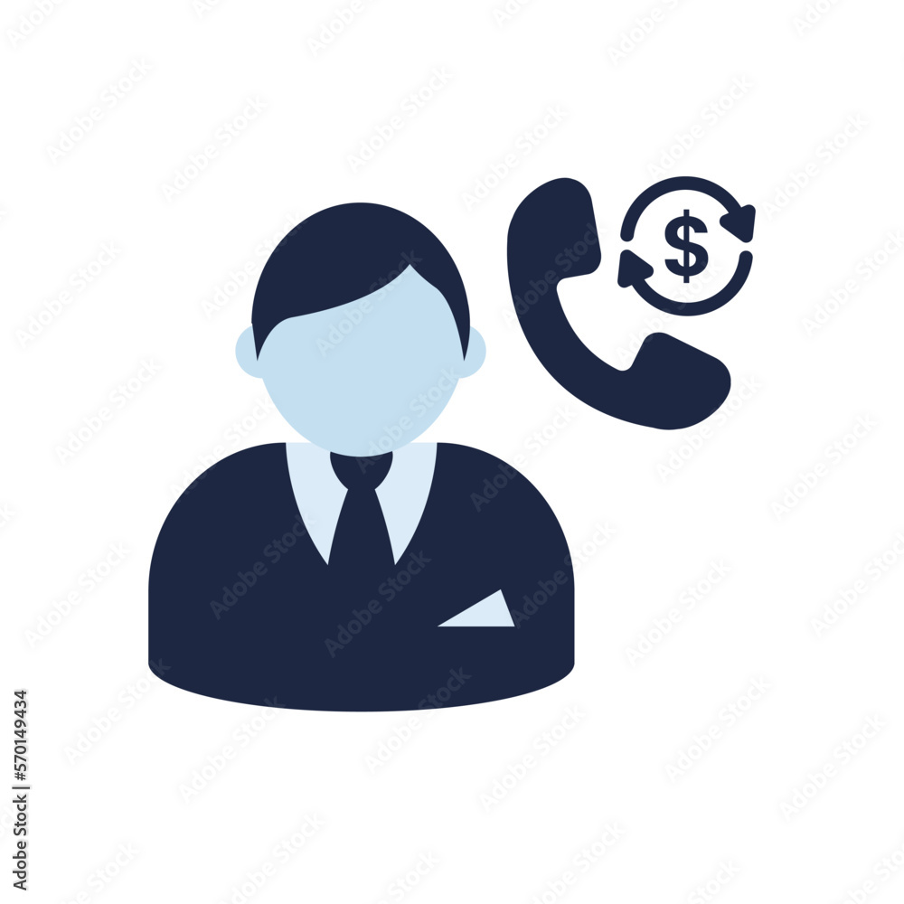 blue and white isolate business financail call center flat icon elements vector blue and white isolate business financail call center flat icon elements vector