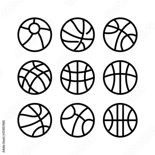 ball icon or logo isolated sign symbol vector illustration - high quality black style vector icons