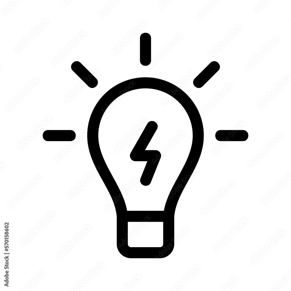 bulb icon or logo isolated sign symbol vector illustration - high quality black style vector icons bulb icon or logo isolated sign symbol vector illustration - high quality black style vector icons