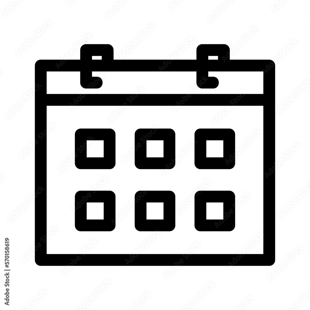 calendar icon or logo isolated sign symbol vector illustration - high quality black style vector icons calendar icon or logo isolated sign symbol vector illustration - high quality black style vector icons