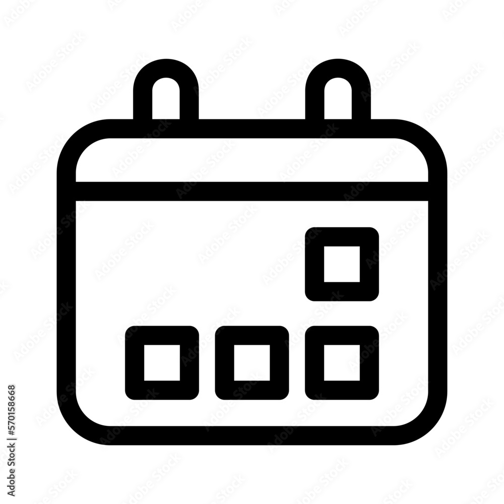 calendar icon or logo isolated sign symbol vector illustration - high quality black style vector icons calendar icon or logo isolated sign symbol vector illustration - high quality black style vector icons