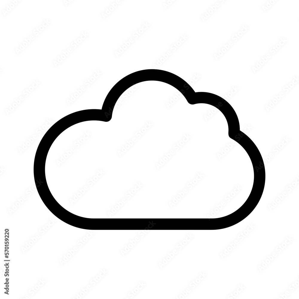 cloud icon or logo isolated sign symbol vector illustration - high quality black style vector icons cloud icon or logo isolated sign symbol vector illustration - high quality black style vector icons