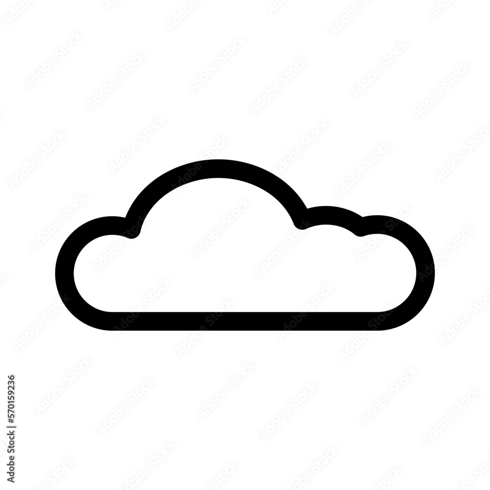 cloud icon or logo isolated sign symbol vector illustration - high quality black style vector icons cloud icon or logo isolated sign symbol vector illustration - high quality black style vector icons