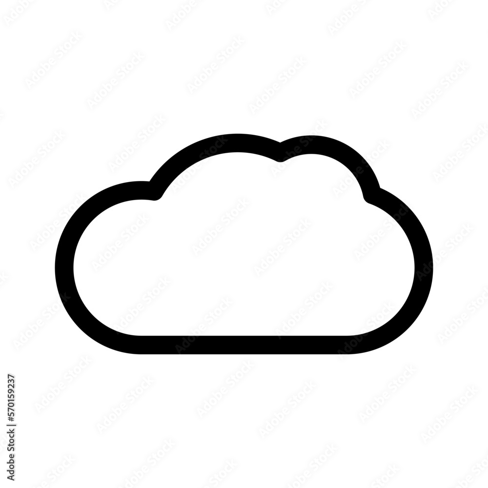 cloud icon or logo isolated sign symbol vector illustration - high quality black style vector icons cloud icon or logo isolated sign symbol vector illustration - high quality black style vector icons