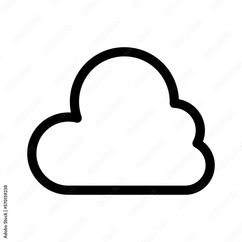 cloud icon or logo isolated sign symbol vector illustration - high quality black style vector icons cloud icon or logo isolated sign symbol vector illustration - high quality black style vector icons