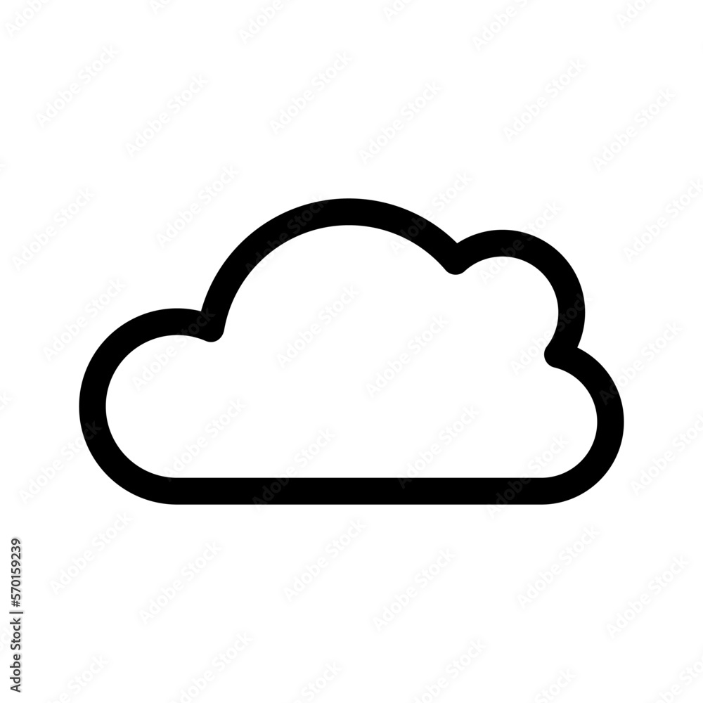 cloud icon or logo isolated sign symbol vector illustration - high quality black style vector icons cloud icon or logo isolated sign symbol vector illustration - high quality black style vector icons